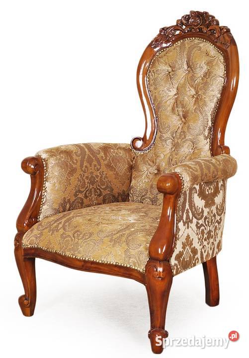 Nowy Fotel ludwikowski Chesterfield 80116 Września