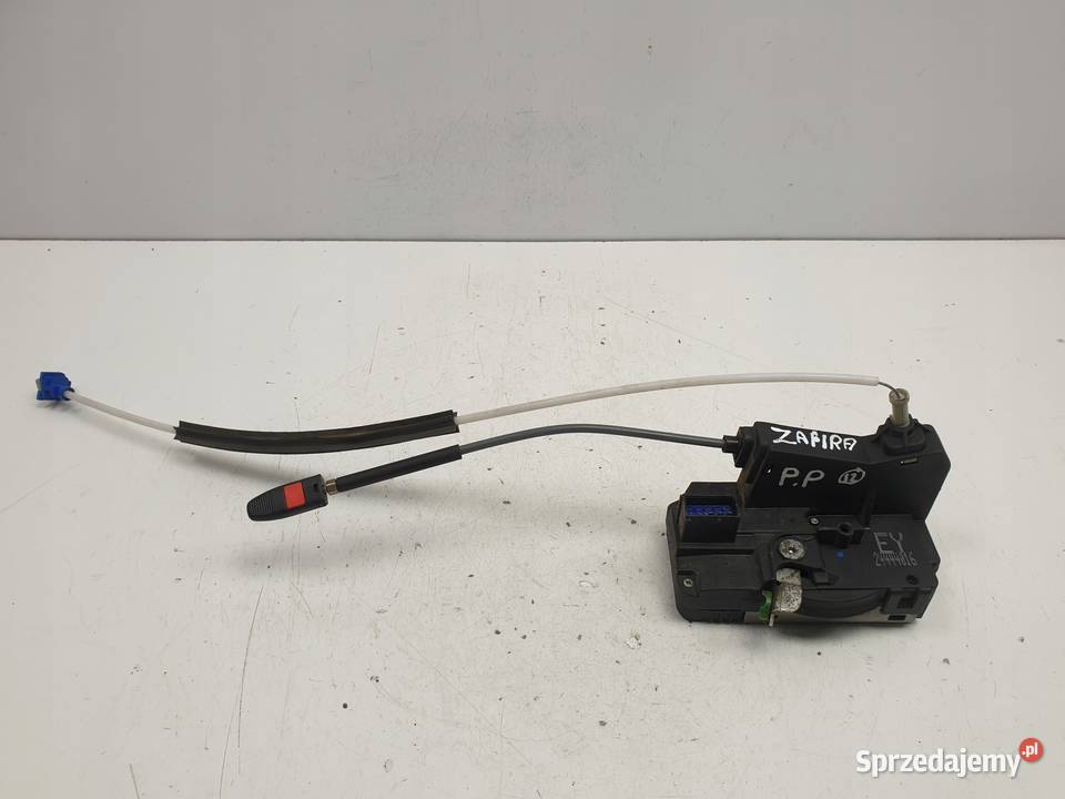 Opel Zafira A ZAMEK DRZWI Prawy przód pasażera osobowe Rudka