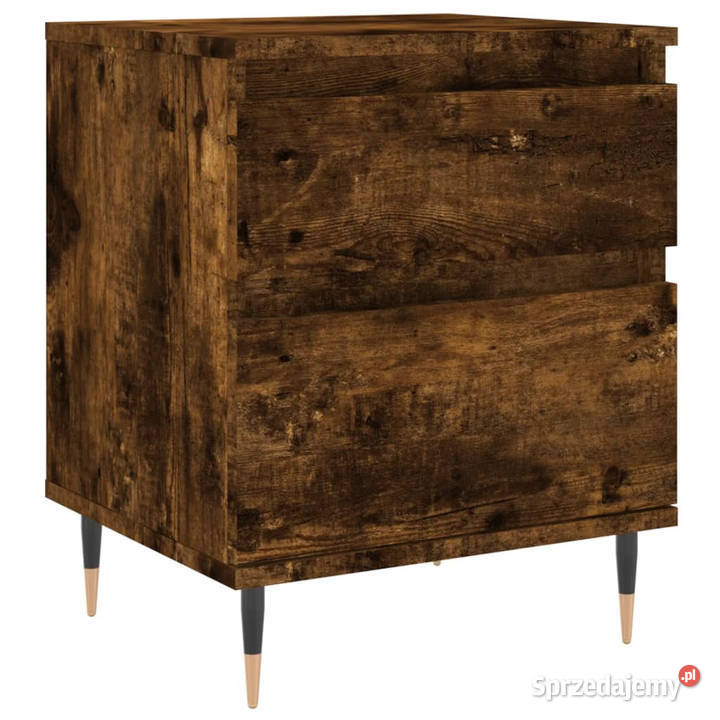 Szafki nocne 2 przydymiony dąb 40x35x50 WM830663 mazowieckie Warszawa