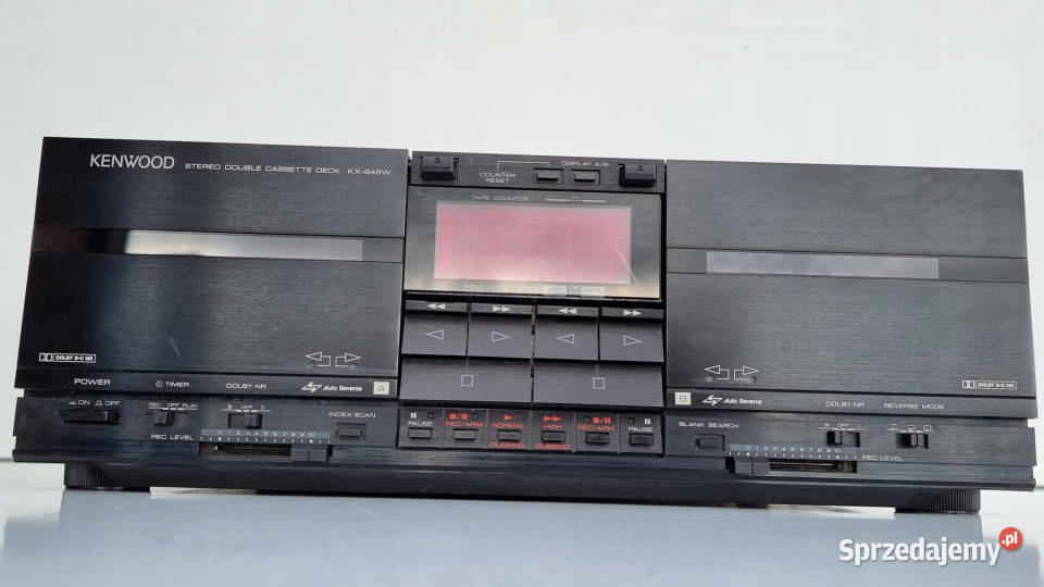 Magnetofon catette deck Kenwood KX 949 W KX949W wielkopolskie Międzychód