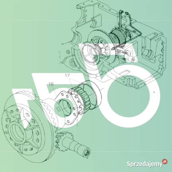 Dyferencjał Tylny 9x44 3619449M93 Wilkowo sprzedam