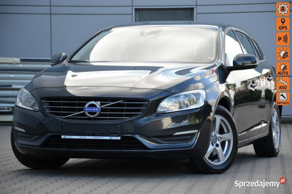 Volvo V60 Opłacone 2.0D4 181KM SERWIS LIFT NAVI ALU GWARANCJA I (2010-2018)