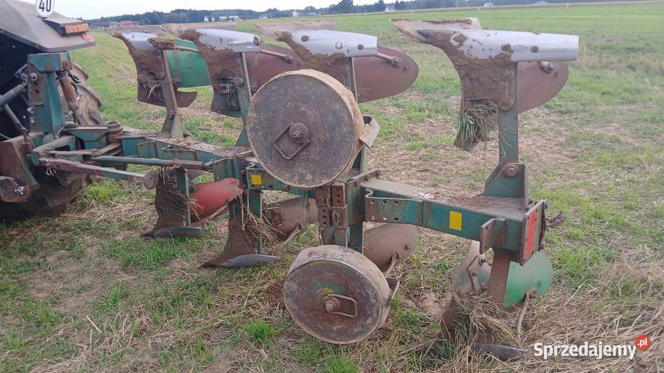 Pług obrotowy 4 skiby 211 31 Agrozet Sukov nieuszkodzony Wieluń