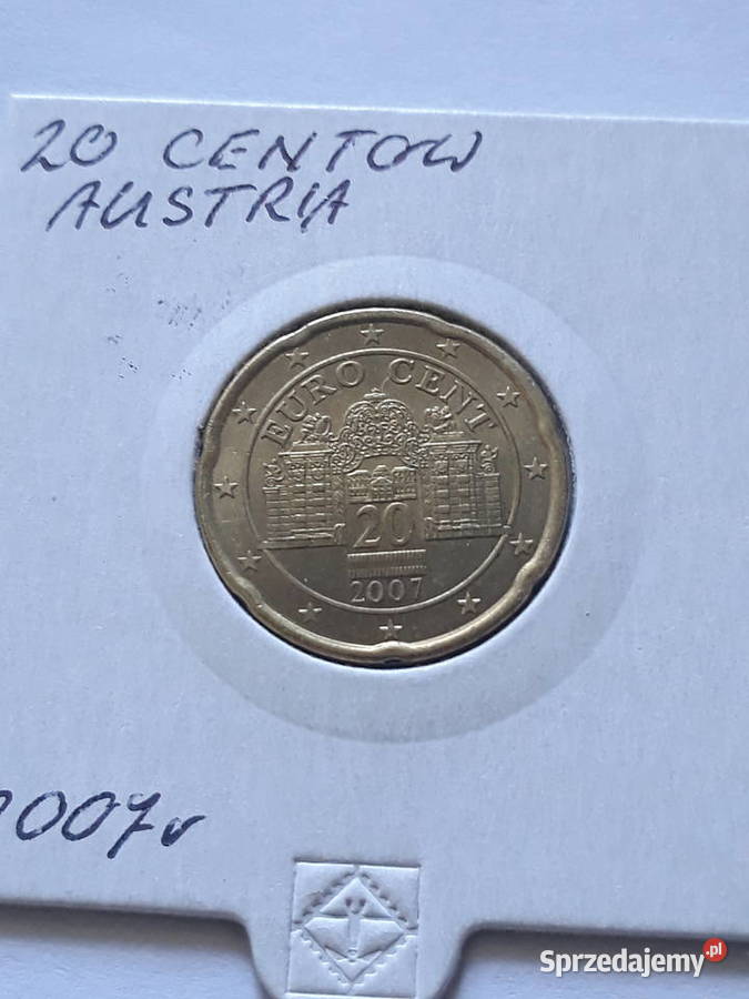 20 Eurocentów Austria 200220072009 r Kolekcje Konin