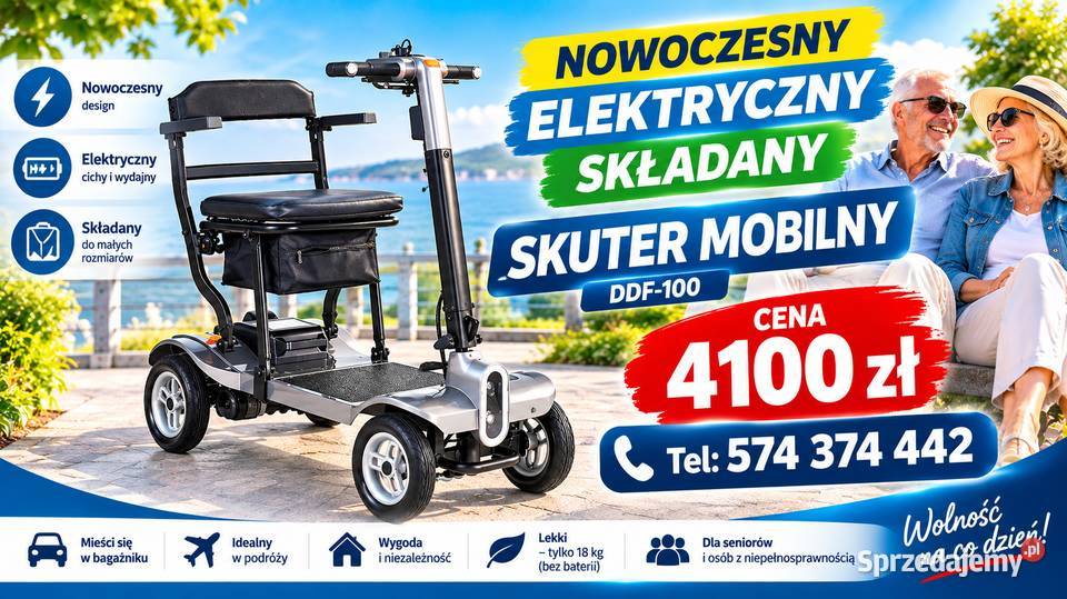 Skuter seniorów i nie Warszawa