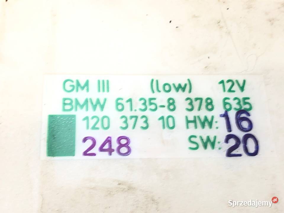 MODUŁ KOMFORTU BMW E39 8378635 SedanLimuzyna