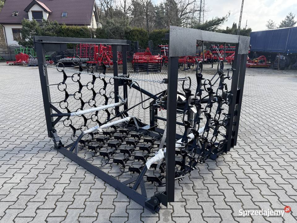 Włóka łąkowopolowa 5m 2siłowniki MetalTechnik Opatówek