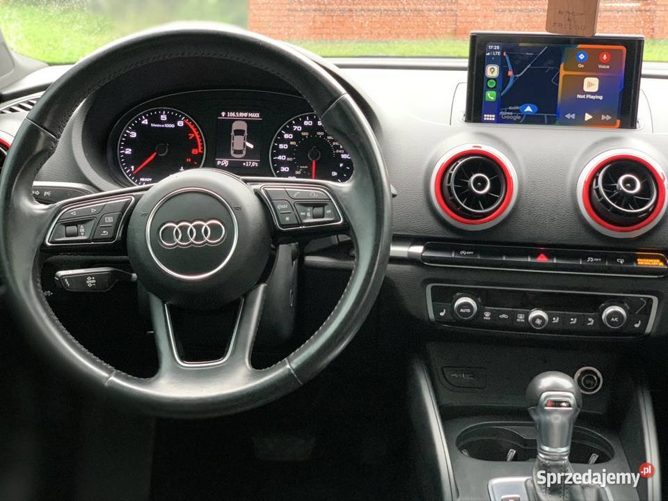 Audi a3 8v 20 tfsi quattro mapa wydech CarPlay gniazdo USB