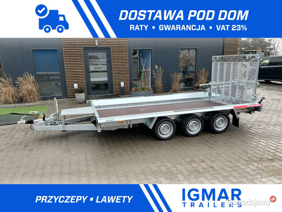 TEMARED BUILDER 40183 35T Przyczepa pod mazowieckie Ostrołęka sprzedam