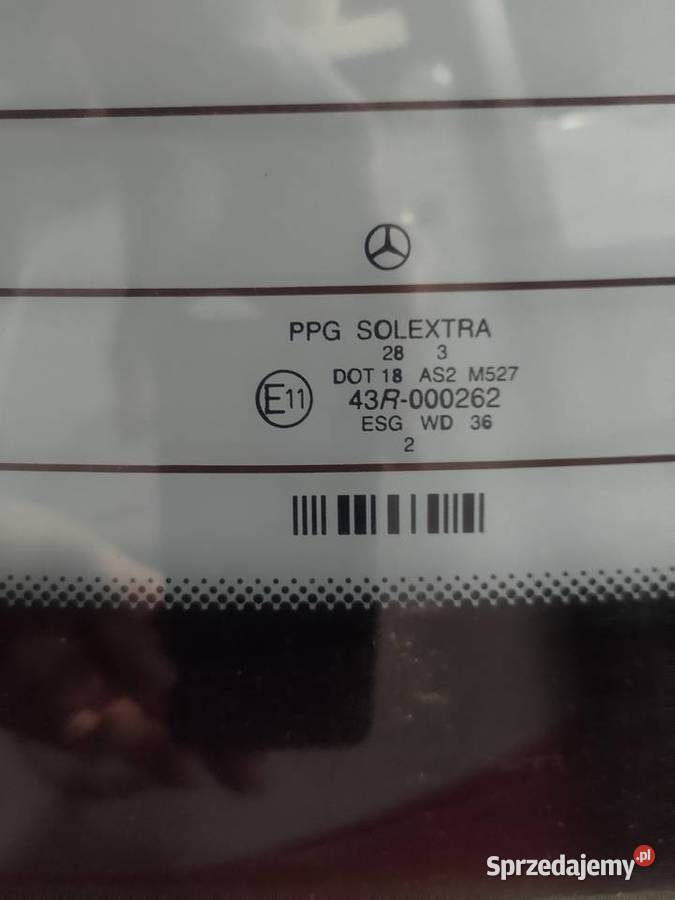 Szyba tylna do Mercedes E combi