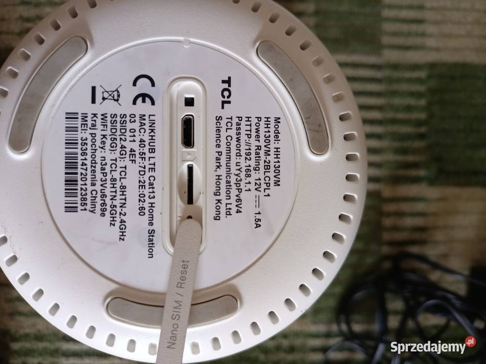 Router TCL LINK HUB Lte Cat 13 Home station podkarpackie Rakszawa