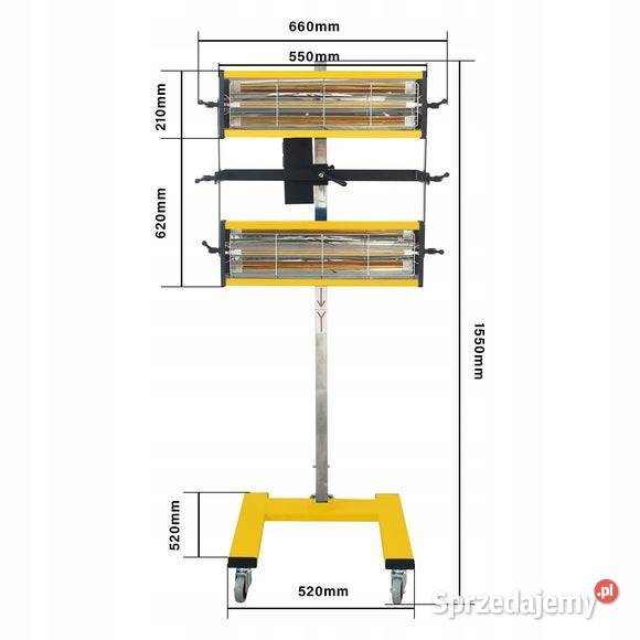 2X1050W 220V SUSZARKA DO FARB PROMIENNIK pomorskie Gdańsk