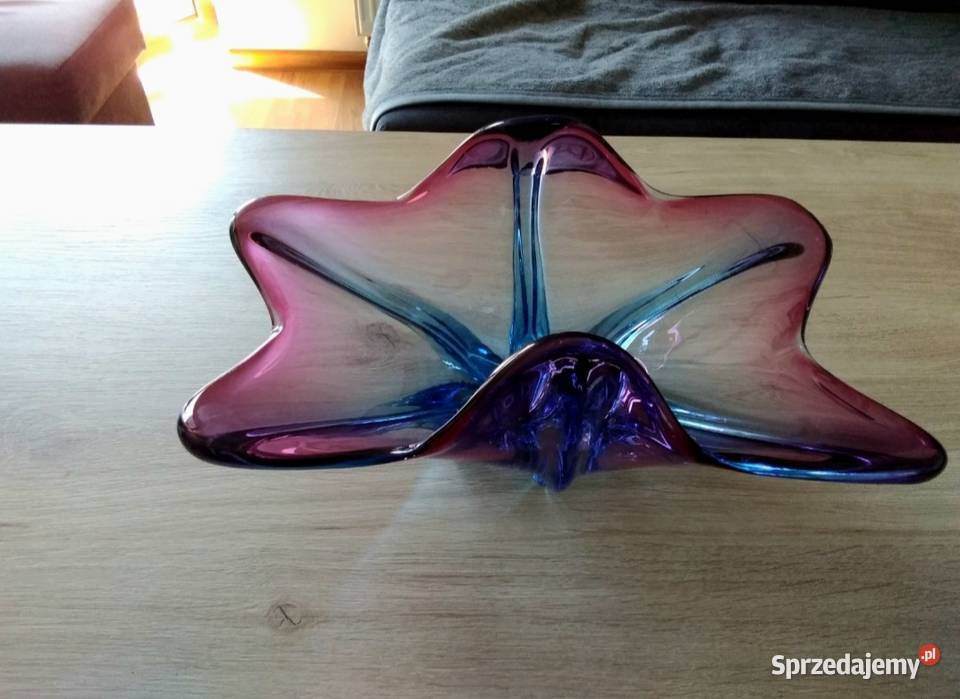 Szkło Murano Patera Murano Włochy Lata 60te 70te Radom