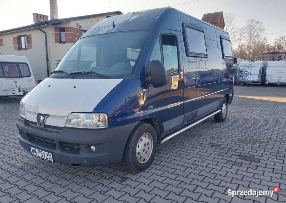 Peugeot Boxer 2005r 28l Kamper Fra VAT 23 Grzebowilk sprzedam