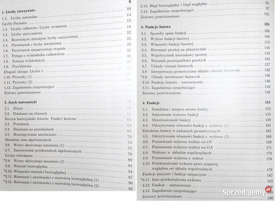 Matematyka 1 Podręcznik W Babiański L Chańko tradycyjny podręcznik Chełm