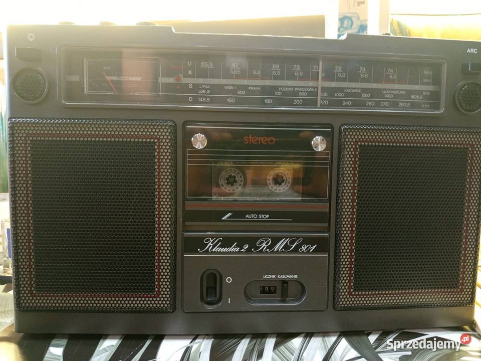 Zabytkowy radiomagnetofon śląskie Gliwice