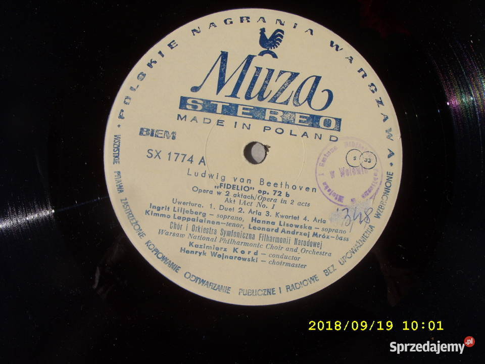 Klasyka VAN BEETHOVEN4 plyty winylowe