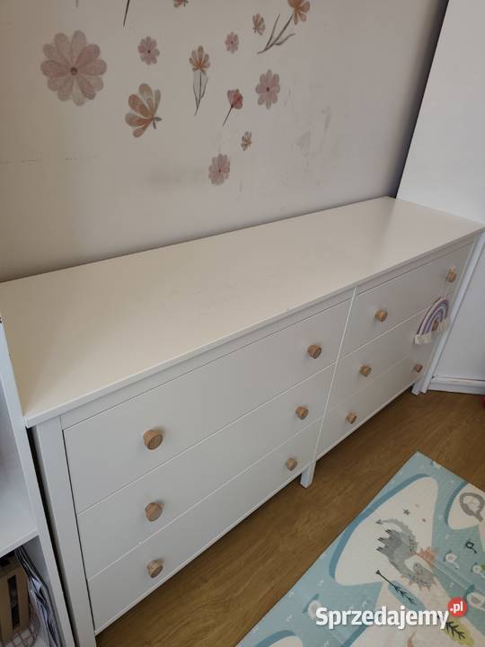 Komoda Ikea Koppang podwójna z przewijakiem 82cm Meble