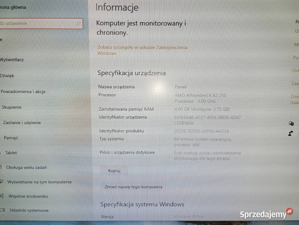 Komputer stacjonarny Białystok sprzedam