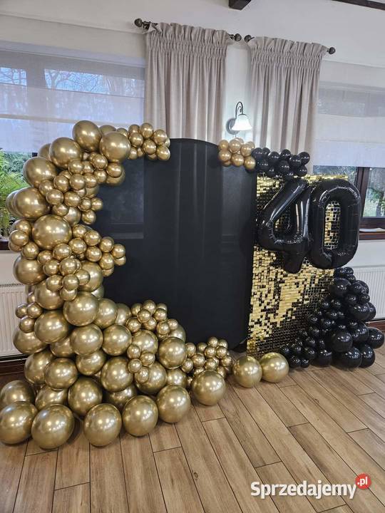 Ścianka balonowa do zdjęć urodziny 18 komunie Kalisz