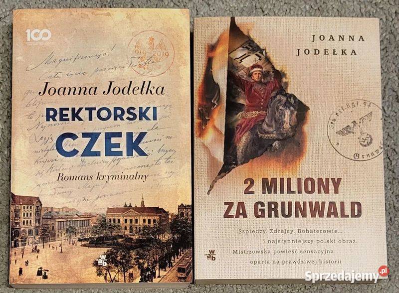 Rektorski czek 2 miliony Grunwald Jodełka miękka Proza i poezja
