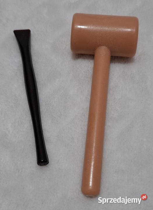 Młoteczek i dłuto zestaw archeologa 76 89 Czeladź