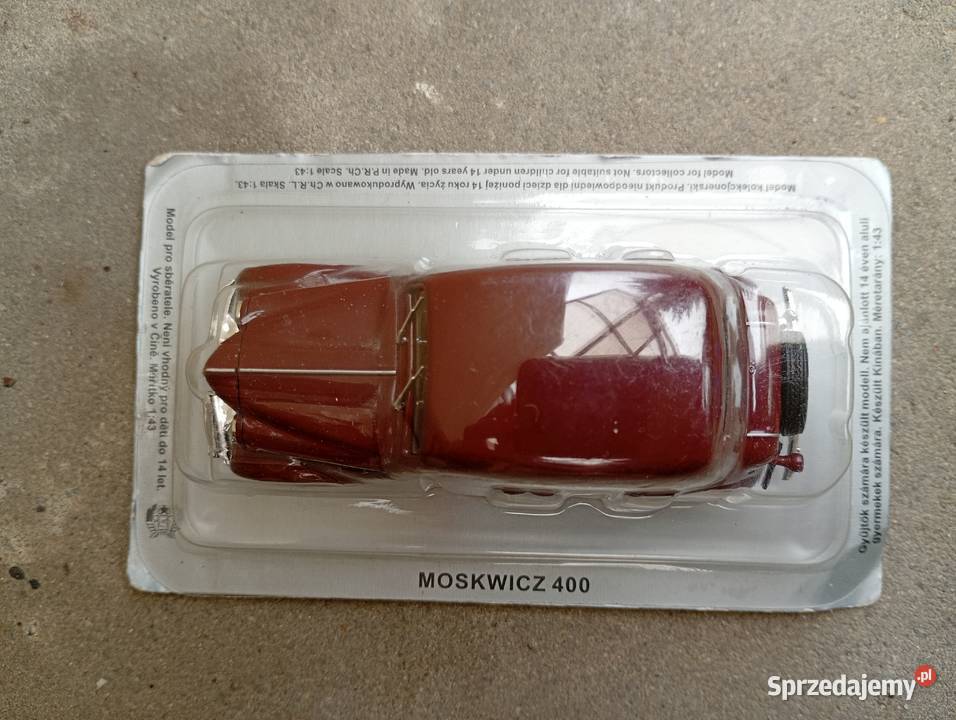 MOSKWICZ 400 420A model 143 kultowe auta PRL Warszawa sprzedam