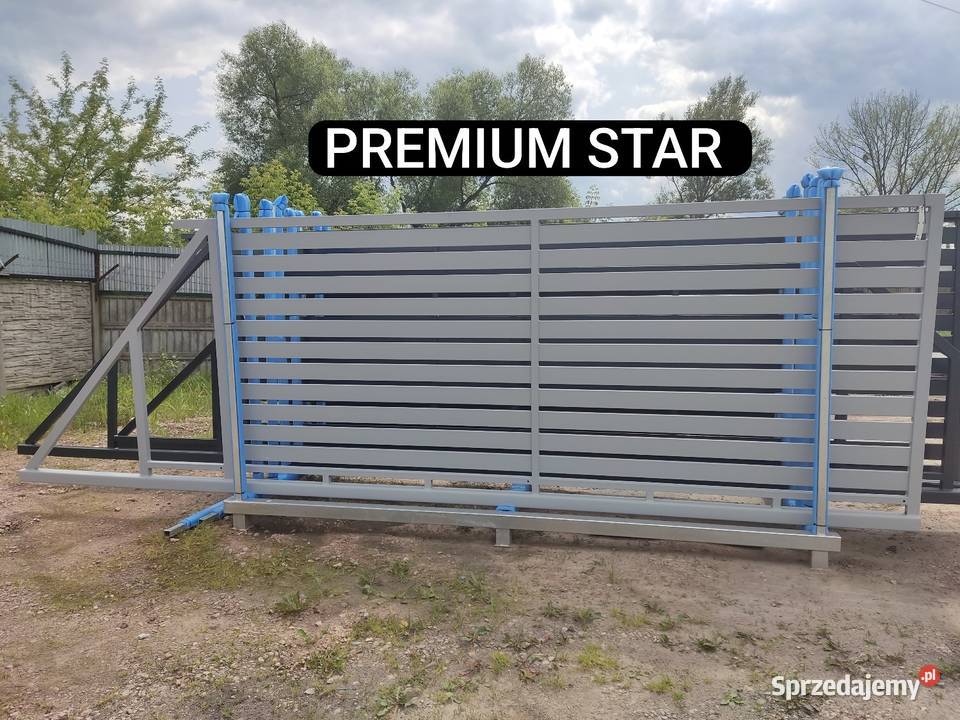 Brama przesuwna palisadowa 4m PREMIUM STAR ocynk Inowrocław