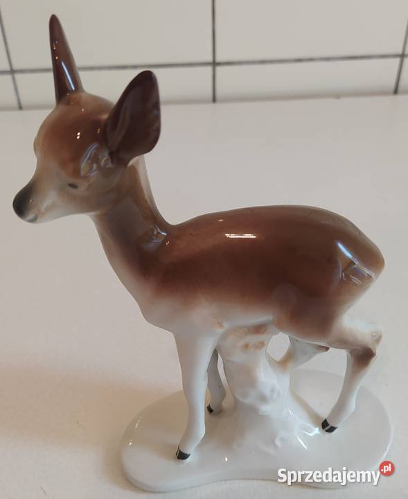 Figurka porcelanowa sarenki Gdańsk