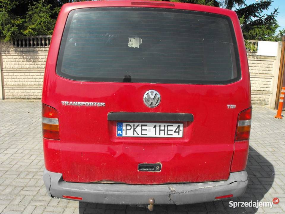 Syndyk sprzeda Volkswagen Transporter T5 19 TDI Rychtal sprzedam