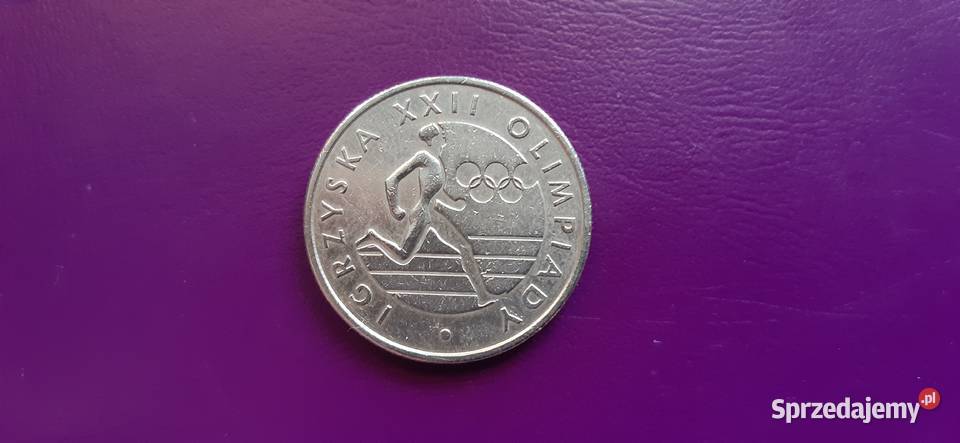 Moneta PRLu 20 ZŁOTYCH 1980 IGRZYSKA XXII Pruszków
