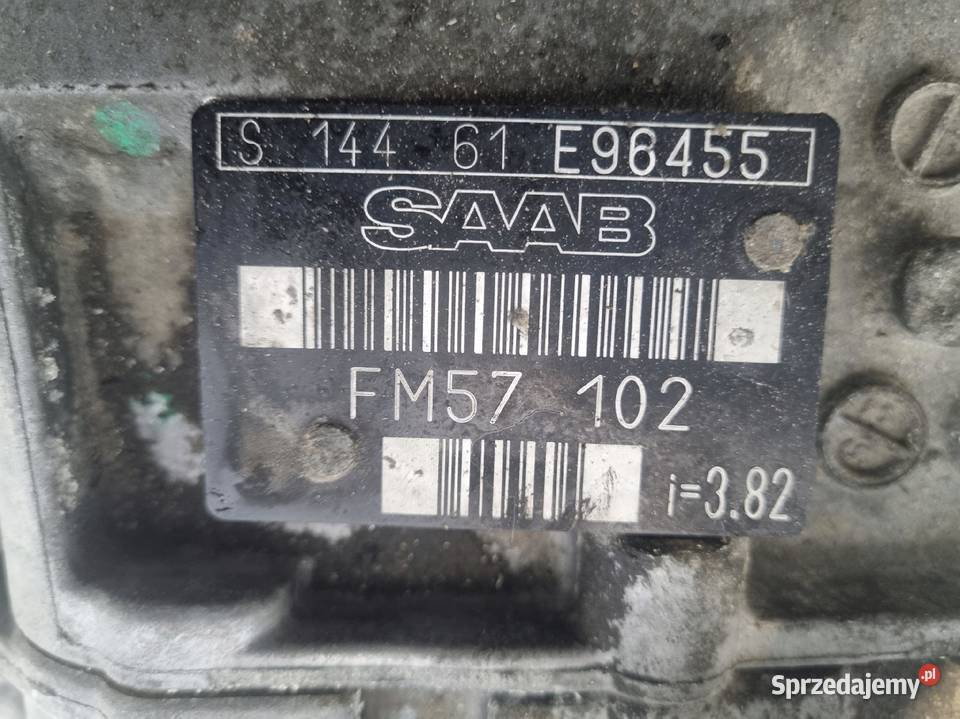 SKRZYNIA BIEGÓW Saab 93 93 II 20 T Turbo lubelskie Chełm