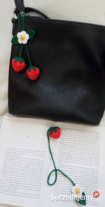 Truskawki wykonane na szydełku Rękodzieło Rękodzieło Łask