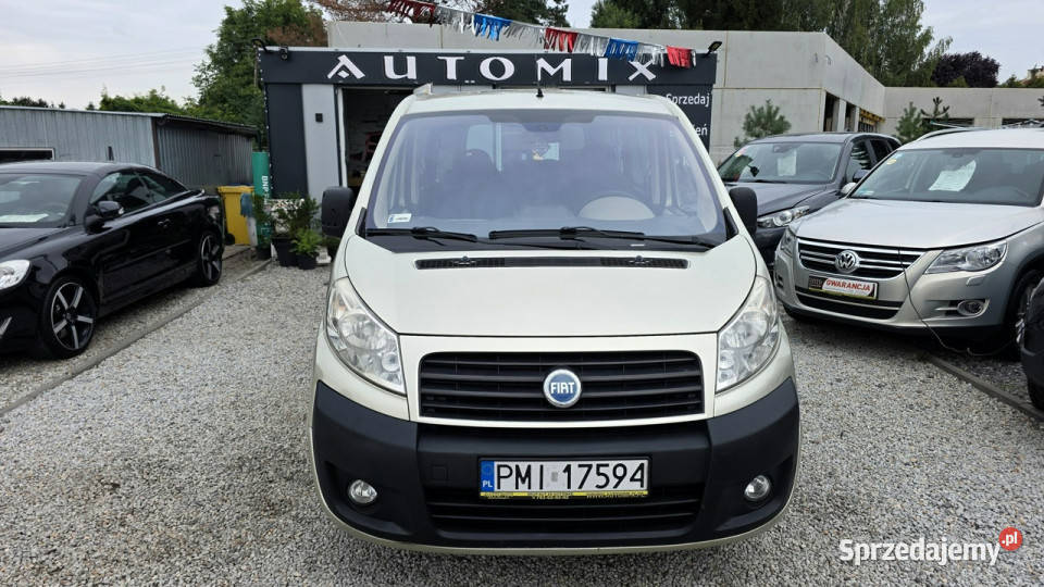 Fiat Scudo LONG 20HDI Nawiewy Panorama 8 Os HAK isofix dolnośląskie Świdnica