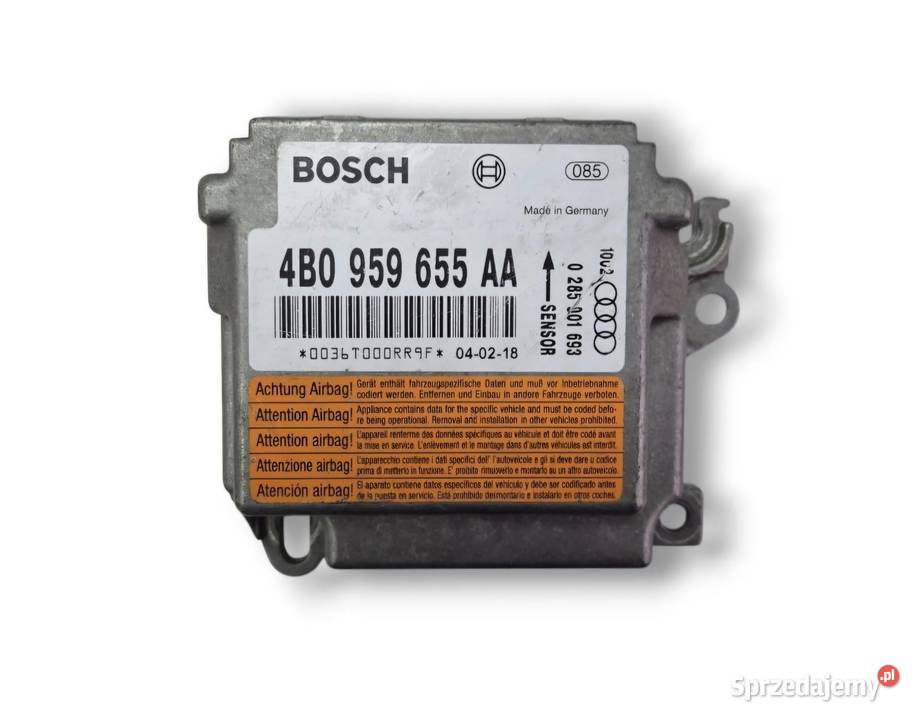 MODUŁ SENSOR AIRBAG AUDI A6 C5 4B0959655E Działoszyce