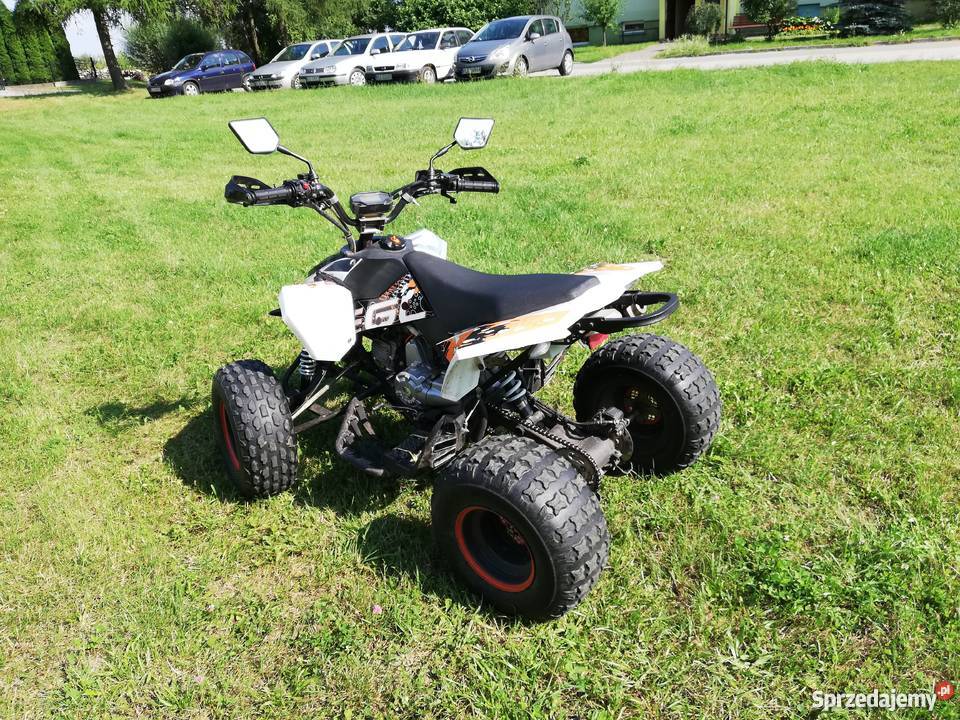 Sprzedam Quada EGL MOTOR MADIX 125 3 super stan biały podkarpackie Grodzisko Dolne sprzedam