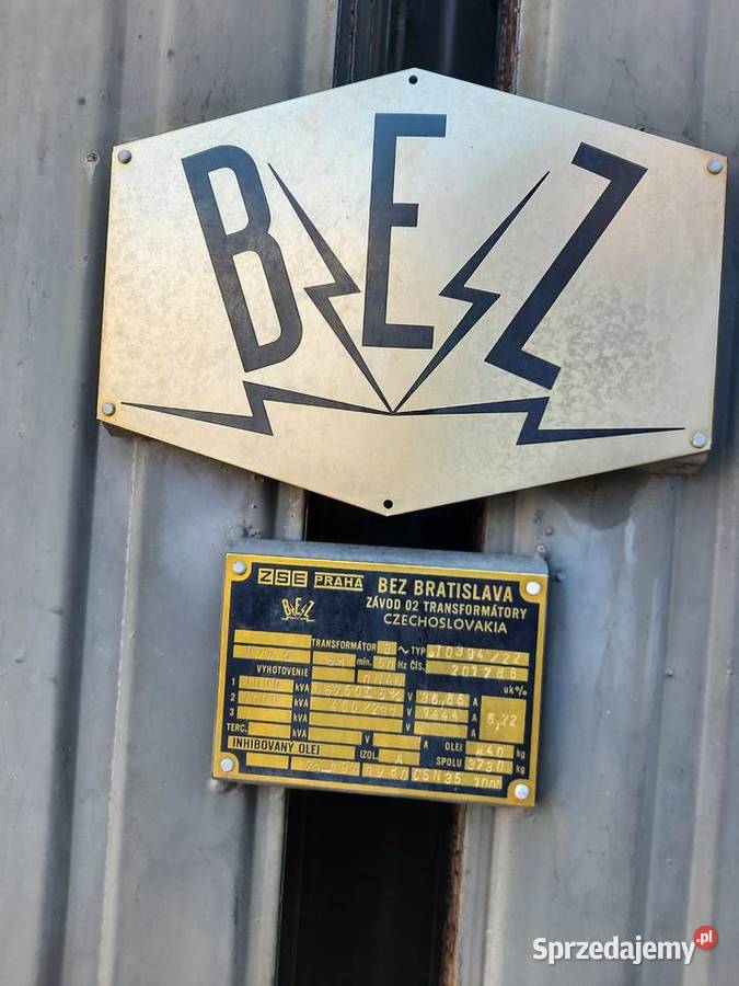 TRANSFORMATOR 1000 kVA 1980 TypaT039422 Dębica