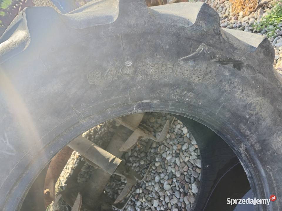 Opony rolnicze 34085 R24 2sztuki Nowa Karczma sprzedam
