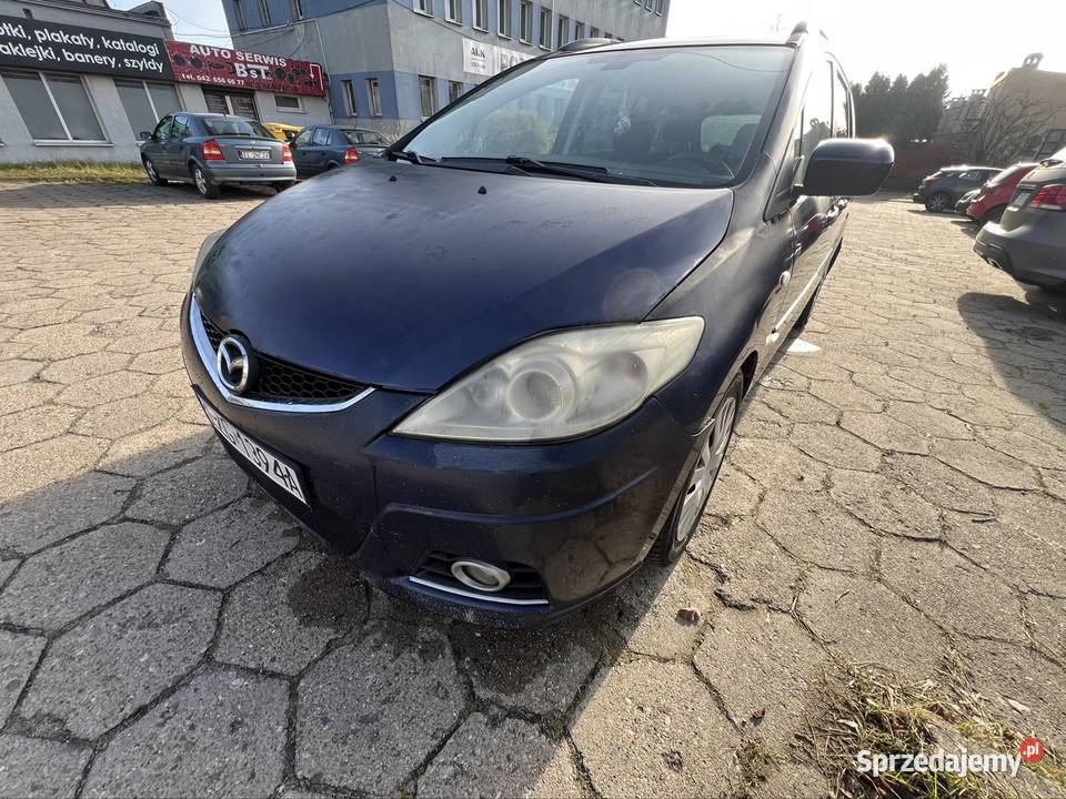 Mazd 5 diesel serwisie 7 osobowy manualna Mazda łódzkie Łódź