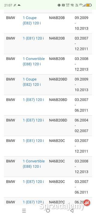 Alternator regenerowany BMW Zambrów