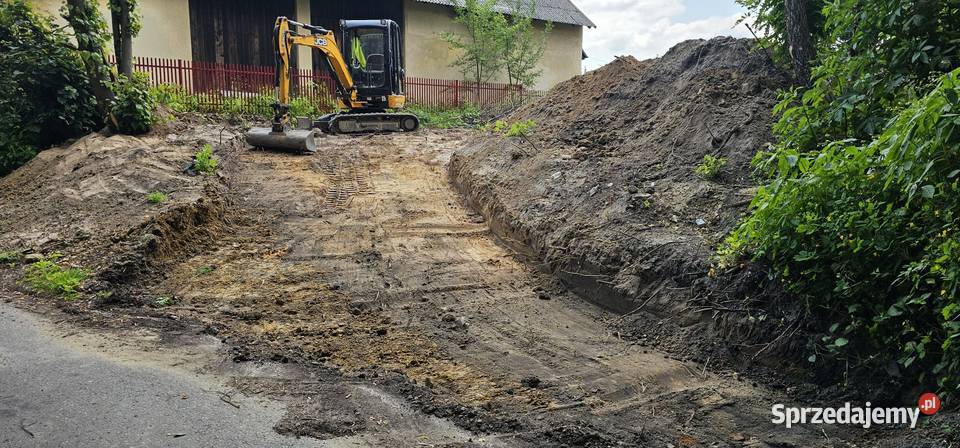 Prace ziemne minikoparka Kraków