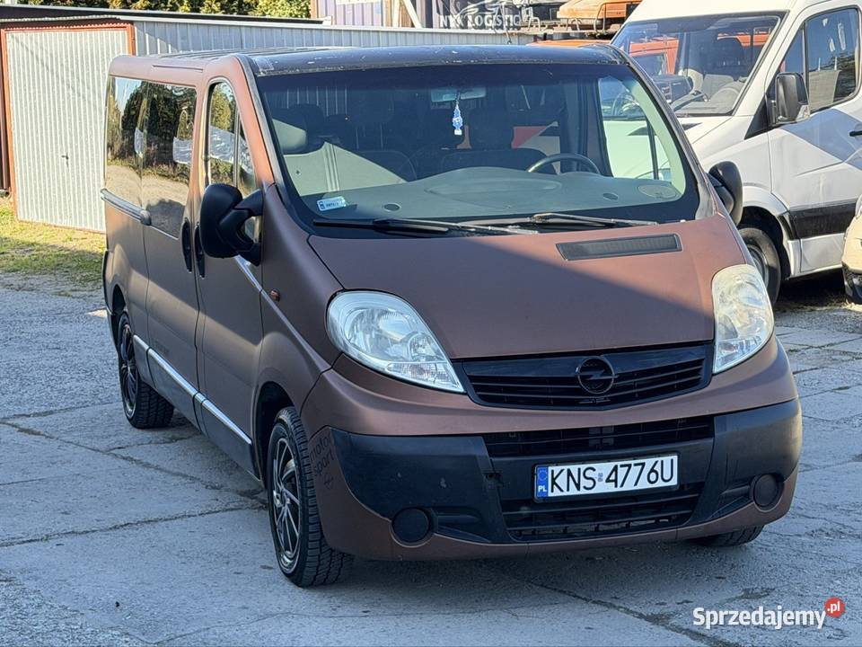 Opel Vivaro long nawiewy na tył brązowy Nowy Sącz