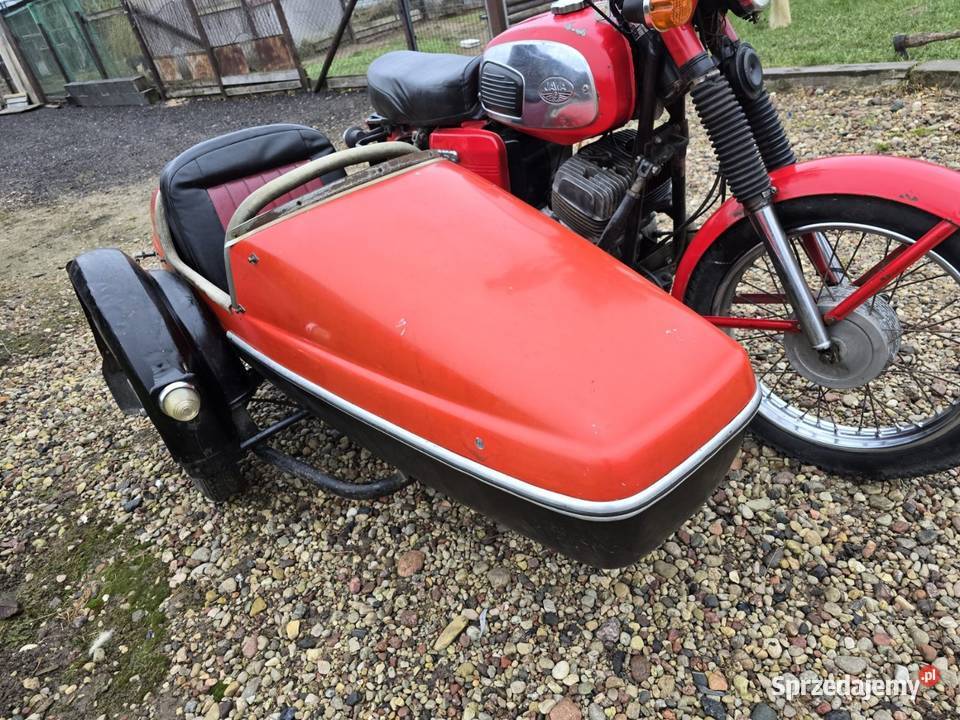 Motocykl Jawa 350634 1983 z koszem bocznym Aleksandrów Łódzki
