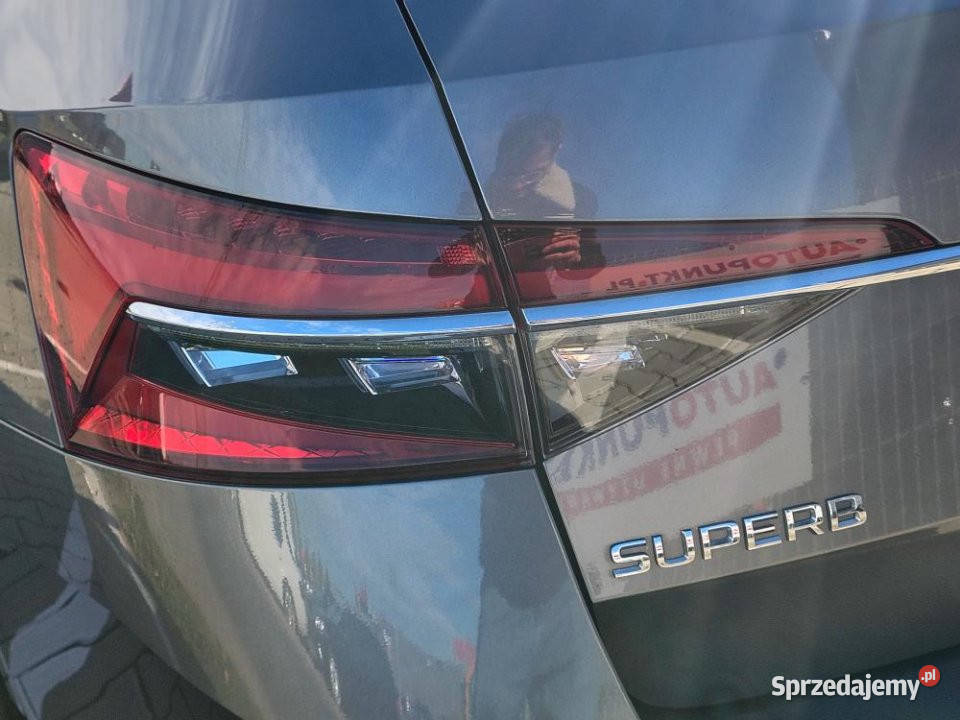 Skoda Superb 2022r 20 TDI 200 Matrix Kamera Poznań