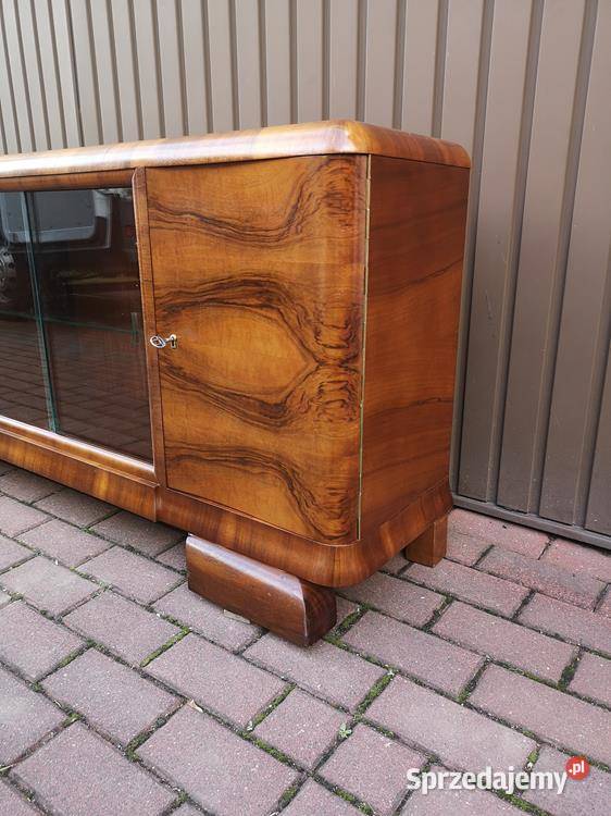 Komoda RTV ARTDECO Niska Orzech 152 Stara Antyk wielkopolskie
