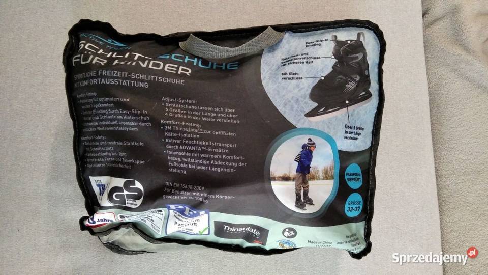 Łyżwy Active Touch o regulowanym rozmiarze 3337 Nowy Tomyśl