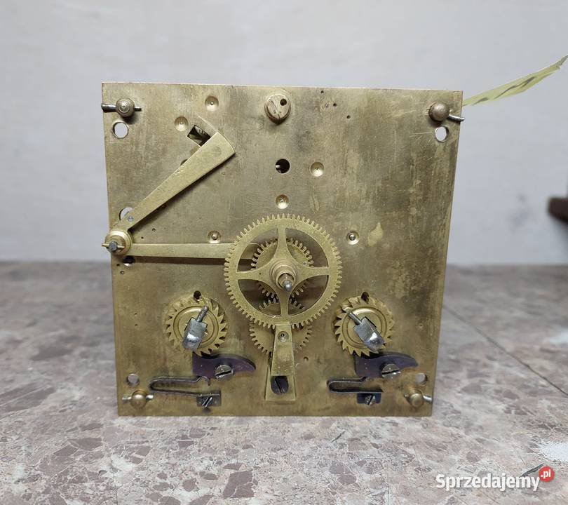 M165 Mechanizm starego zegara ściennego pełna Tczew
