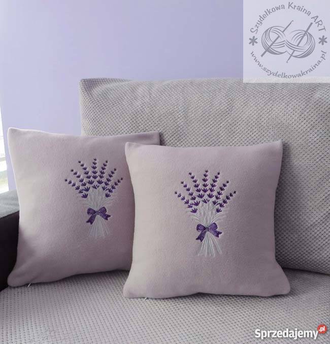 Poduszka ozdobna 40x40 LAWENDA prowansja PREZENT Toruń