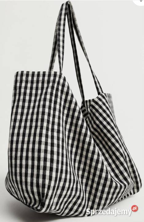 nowa MANGO shopper torba miejskabawełniana Torby i torebki Łódź