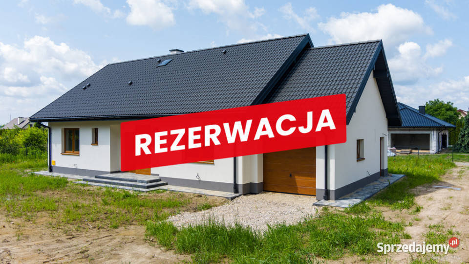 Nowy dom parterowy 128 m2 1050 ara Tarnów